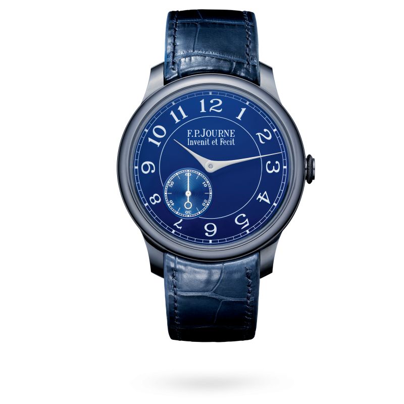 F.P. Journe Chronomètre Bleu Watch - Tantalum Case - Blue Dial