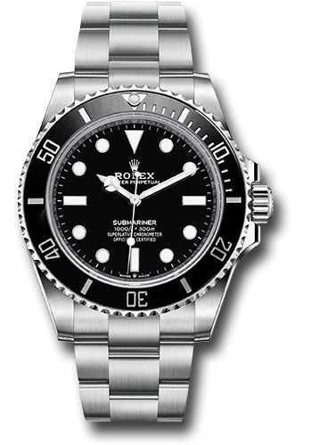 Rolex Steel Submariner 124060 Watch - Black Dial - Unused Watches