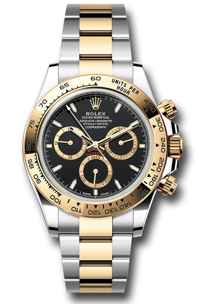 Rolex Yellow Rolesor Cosmograph Daytona 126503 Watch - Fixed Bezel - Black Index Dial - Oyster Brace - Unused Watches