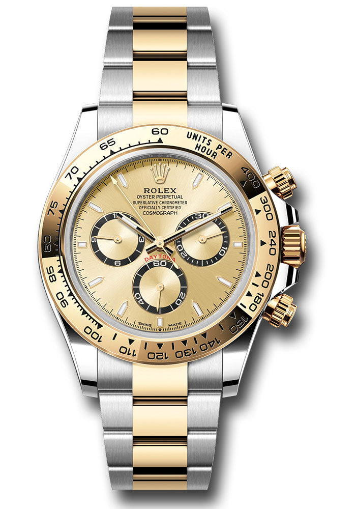 Rolex Yellow Rolesor Cosmograph Daytona 126503 Watch - Fixed Bezel - Golden Index Dial - Oyster Brac - Unused Watches