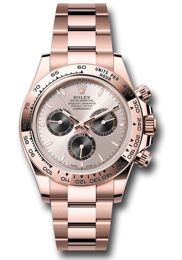 Rolex Everose Gold Cosmograph Daytona 126505 Watch - Fixed Bezel - Sundust And Black Index Dial - Oy - Unused Watches