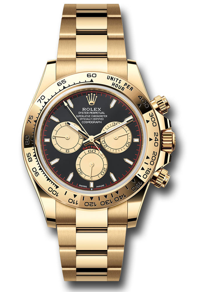 Rolex Yellow Gold Cosmograph Daytona 126508 Watch - Fixed Bezel - Black And Champagne Index Dial - O - Unused Watches