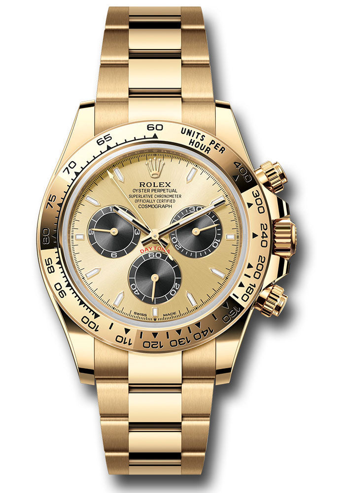 Rolex Yellow Gold Cosmograph Daytona 126508 Watch - Fixed Bezel - Golden And Black Index Dial - Oyst - Unused Watches