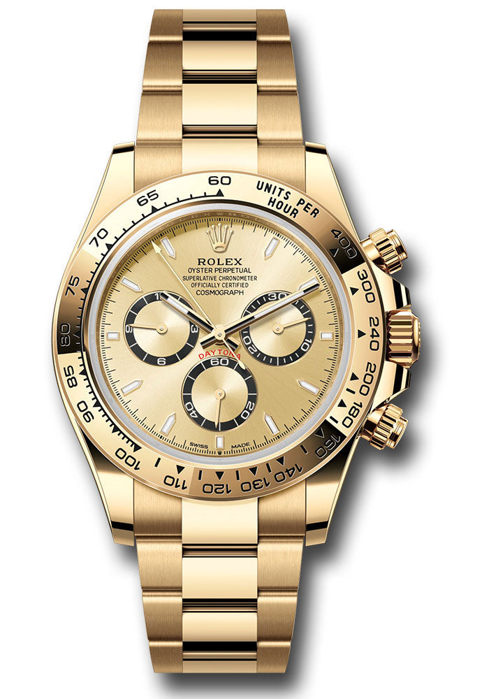 Rolex Yellow Gold Cosmograph Daytona 126508 Watch - Fixed Bezel - Golden Index Dial - Oyster Bracele - Unused Watches