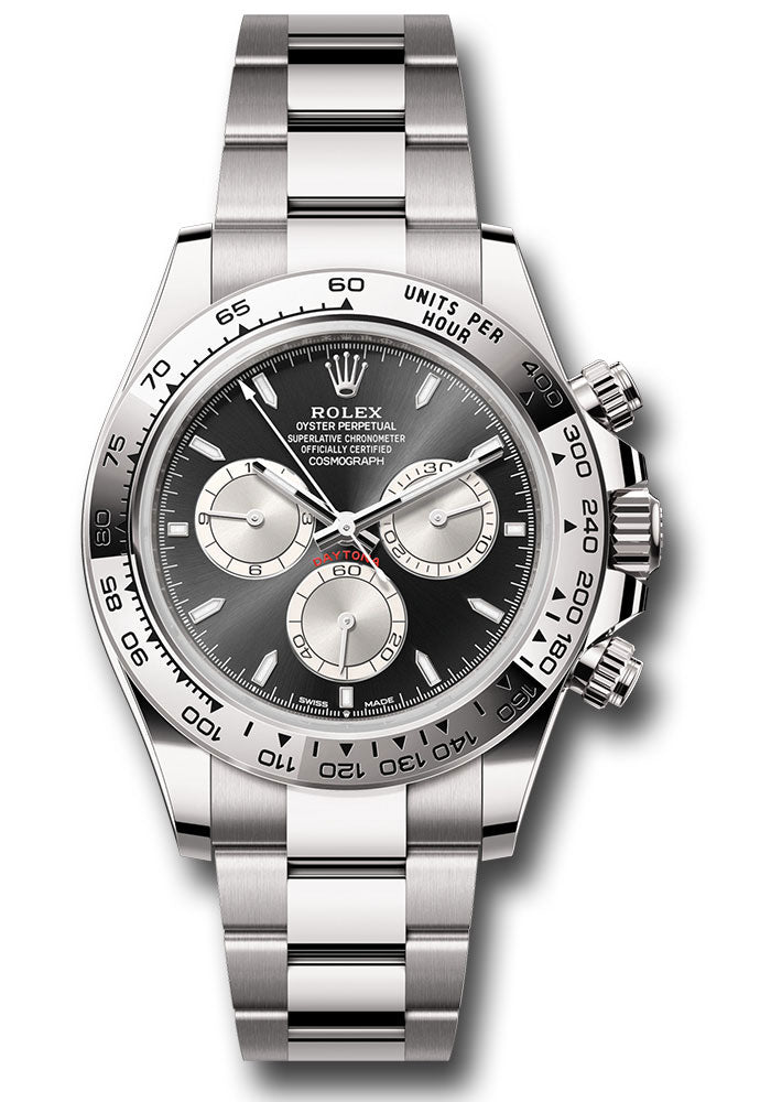 Rolex White Gold Cosmograph Daytona 126509 Watch - Fixed Bezel - Black And Steel Index Dial - Oyster - Unused Watches