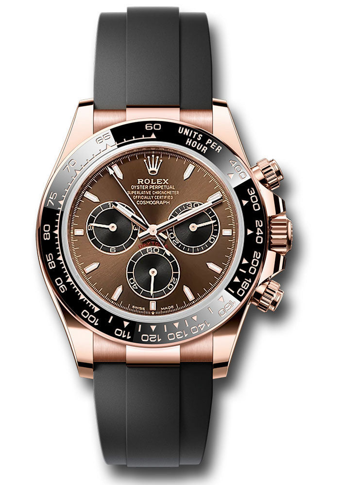 Rolex Everose Gold Cosmograph Daytona 126515LN Watch - Black Cerachrom Bezel - Chocolate And Black D - Unused Watches