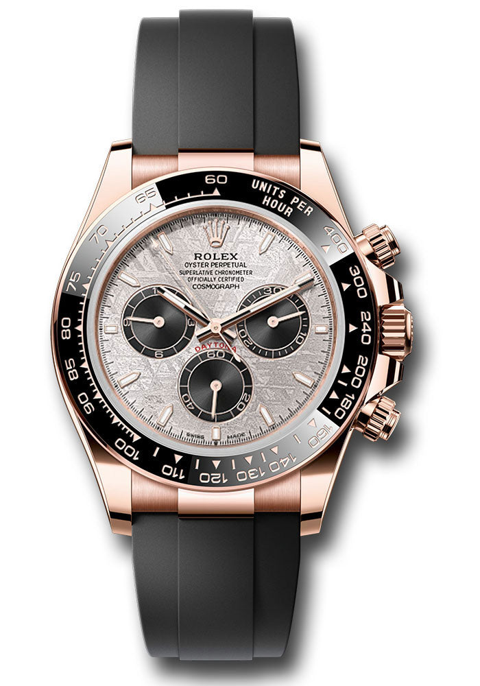 Rolex Everose Gold Cosmograph Daytona 126515LN Watch - Black Cerachrom Bezel - Meteorite And Black D - Unused Watches