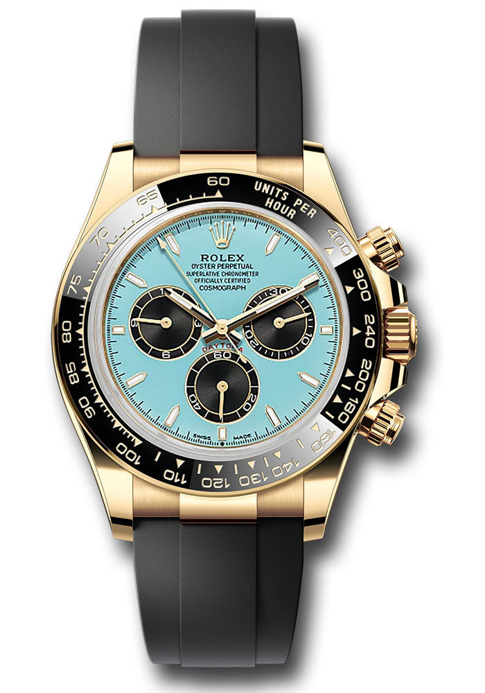 Rolex Yellow Gold Cosmograph Daytona 126518LN Watch - Black Cerachrom Bezel - Turquoise Blue And Bla - Unused Watches