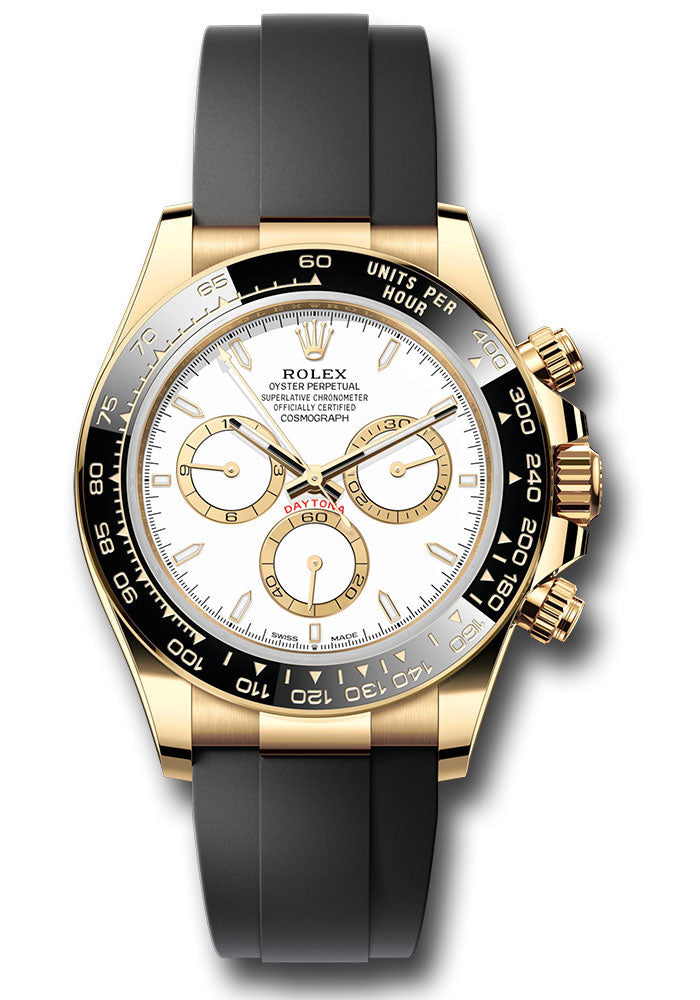 Rolex Yellow Gold Cosmograph Daytona 126518LN Watch - Black Cerachrom Bezel - White Index Dial - Oys - Unused Watches