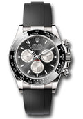 Rolex White Gold Cosmograph Daytona 126519LN Watch - Black Cerachrom Bezel - Black And Steel Index D - Unused Watches