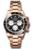 Rolex Everose Gold Cosmograph Daytona 100th Anniversary 24 Hours of Le Mans 126525LN Watch - Black C - Unused Watches