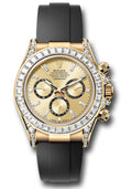 Rolex Yellow Gold Cosmograph Daytona 126538TBR Watch - Diamond Lugs - Diamond Bezel - Golden Black C - Unused Watches
