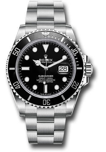 Rolex Steel Submariner Date 126610LN Watch - Black Bezel - Black Dial - Unused Watches
