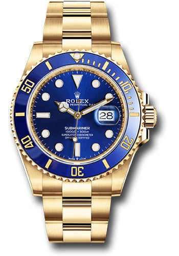Rolex Yellow Gold Submariner Date 126618LB Watch - Blue Bezel - Blue Dial - Unused Watches