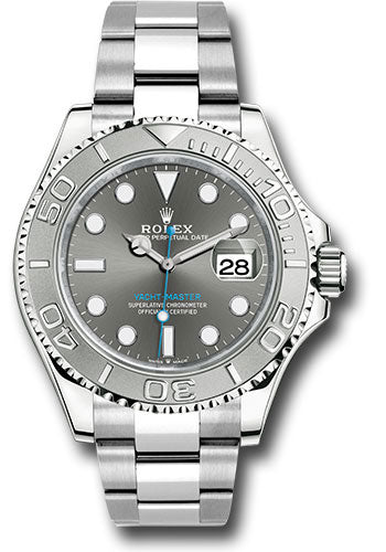 Rolex Steel and Platinum Yacht-Master 40 126622 Watch - Dark Rhodium Dial - 3235 Movement - Unused Watches