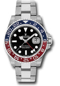Rolex Steel GMT-Master II 40 126710BLRO Watch - Blue And Red Pepsi Bezel - Black Dial - Oyster Brace - Unused Watches