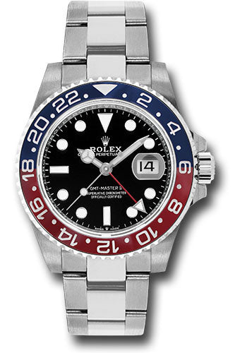 Rolex Steel GMT-Master II 40 126710BLRO Watch - Blue And Red Pepsi Bezel - Black Dial - Oyster Brace - Unused Watches