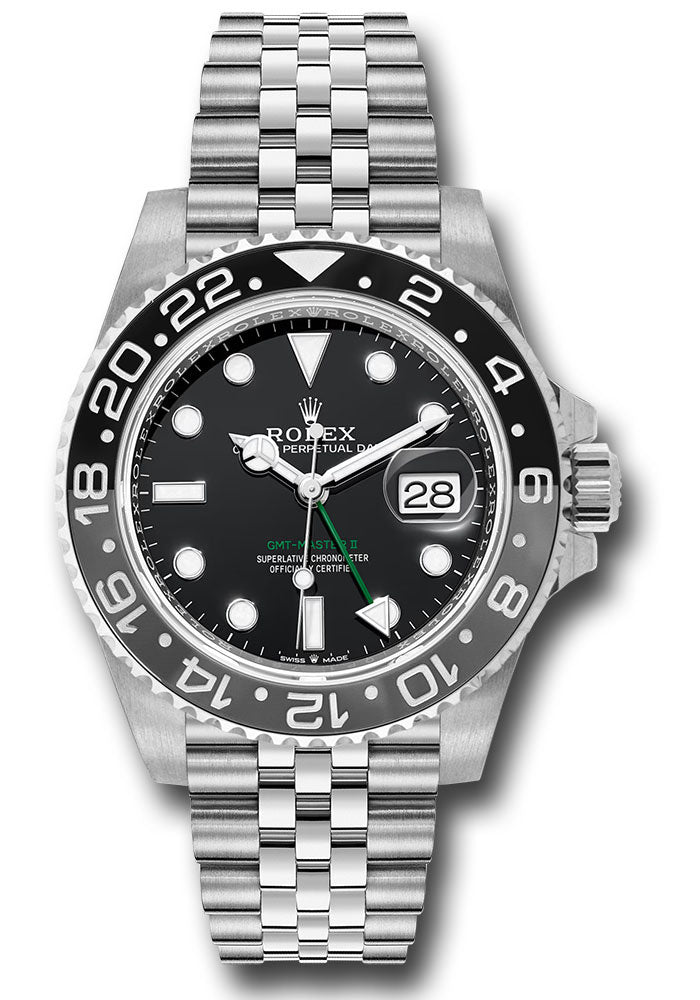 Rolex Oystersteel GMT-Master II 126710GRNR Watch - Bidirectional Rotatable Black and Grey Bezel - Bl - Unused Watches