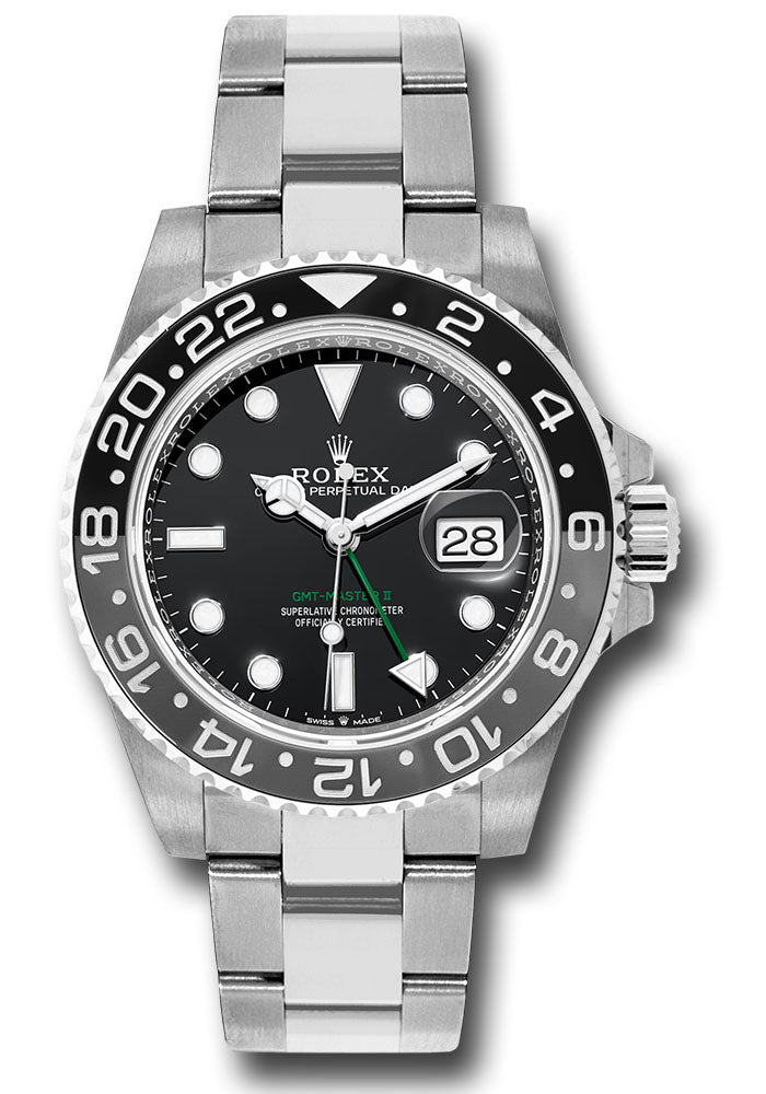 Rolex Oystersteel GMT-Master II "Bruce Wayne" 126710GRNR Watch - Bidirectional Rotatable Black and G - Unused Watches