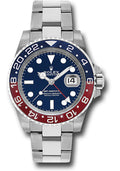 Rolex White Gold GMT-Master II 40 126719BLRO Watch - Blue and Red Pepsi Bezel - Blue Dial - Oyster B - Unused Watches