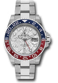 Rolex White Gold GMT-Master II 40 126719BLRO Watch - Blue and Red Pepsi Bezel - Meteorite Dial - Oys - Unused Watches