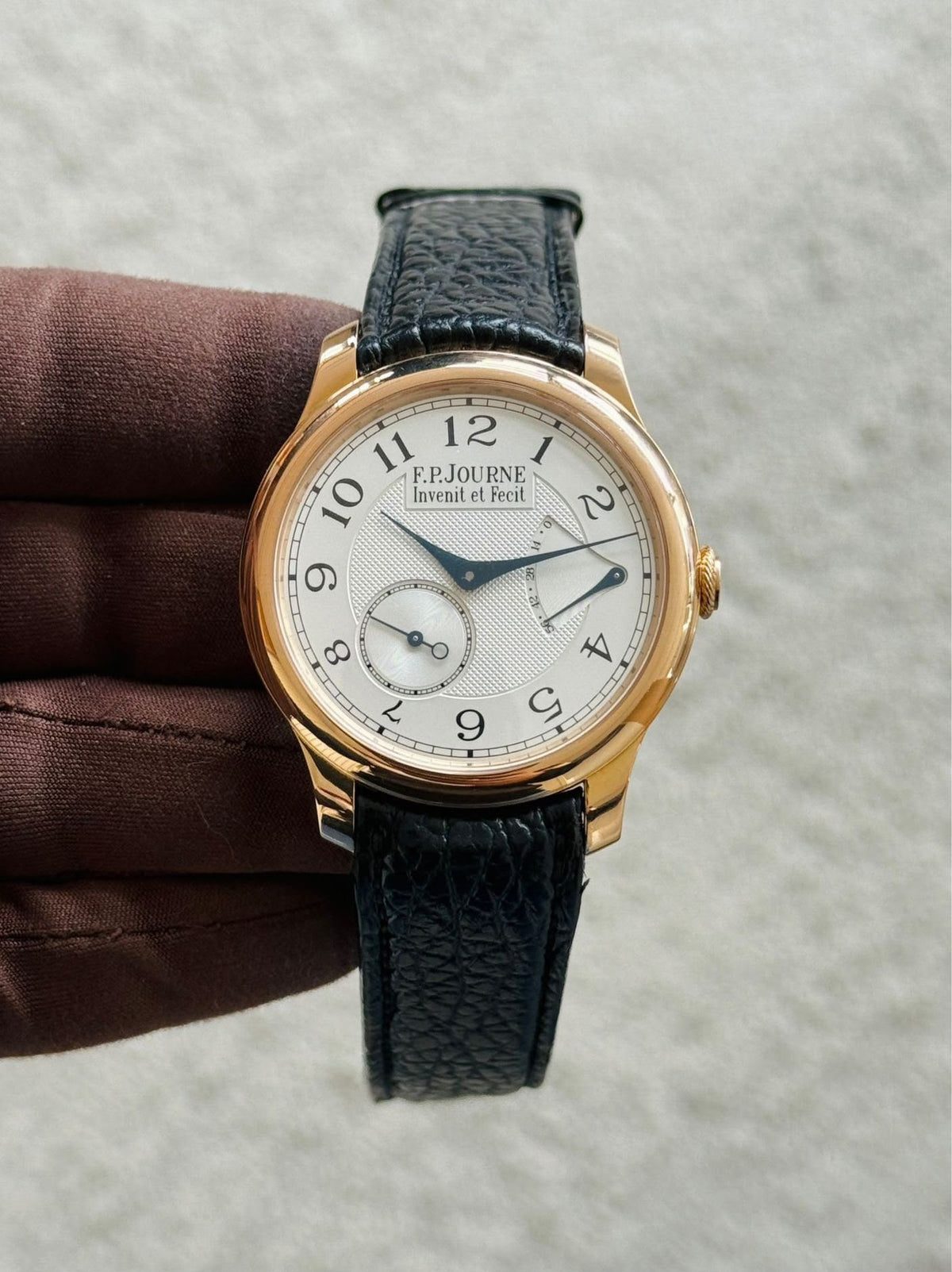 F.P. Journe Chronomètre Souverain Watch - 40 mm Rose Gold Case - White Dial