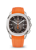 Patek Philippe Aquanaut Chronograph 5968A-001 stainless steel on orange composite strap