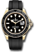 Rolex Yellow Gold Yacht-Master 42 226658 Watch - Black Dial - Oysterflex Strap - Unused Watches