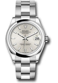 Rolex Steel and White Gold Datejust 31 278240 Watch - Domed Bezel - Silver Index Dial - Oyster Brace - Unused Watches