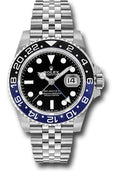 Rolex Steel GMT-Master II 40 126710BLNR Watch - Black And Blue Batman Bezel - Black Dial - Jubilee B - Unused Watches