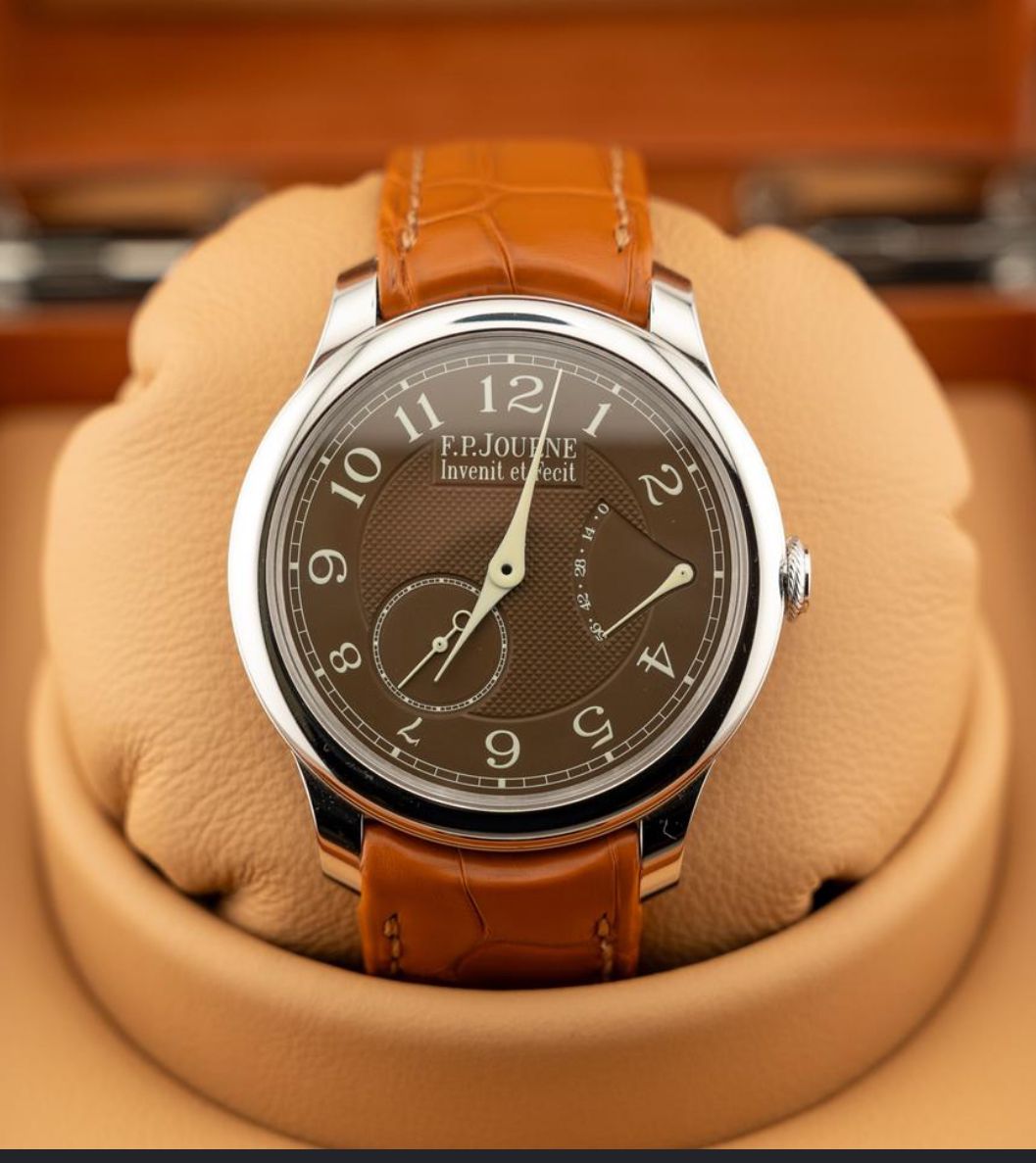 F.P. Journe Chronomètre Souverain Havana Watch - Platinum Case - Havana Brown Dial