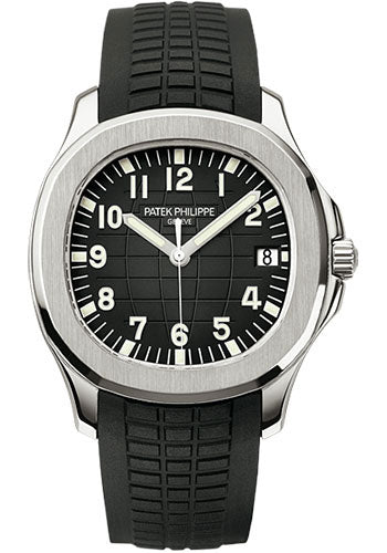 Patek Philippe Aquanaut 5167A-001 Watch - 40 mm Stainless Steel Case - Black Embossed Dial - Unused Watches