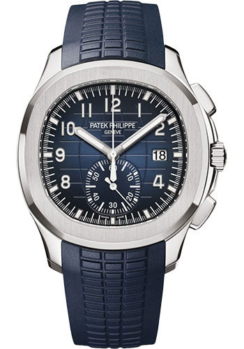 Patek Philippe Aquanaut Chronograph 5968G-001 white gold, blue dial