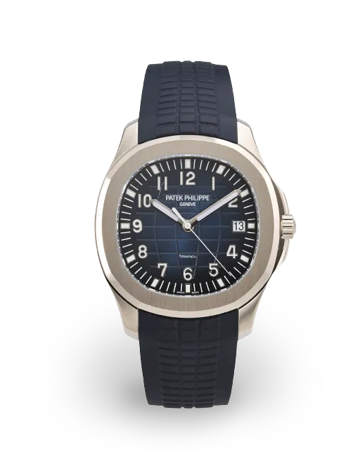 Patek Philippe 5168 Aquanaut "Tiffany & Co." White Gold / Blue