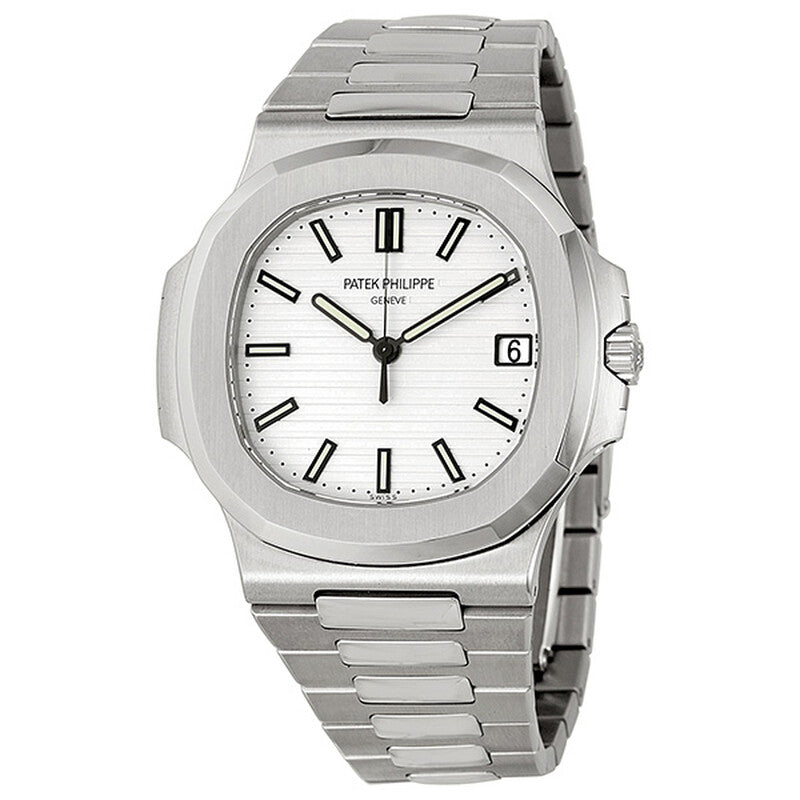 Patek Philippe Nautilus 5711/1A-011 Watch - 40 mm Stainless Steel Case - Silvery White Dial - Unused Watches
